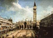 charles de brosses Piazza San Marco in Venice oil